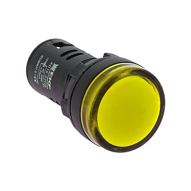 Лампа (LED) матрица d22мм желтый 24В AC/DC AD16-22HS EKF