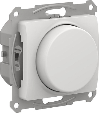Светорегулятор 1 СП пов-наж. (диммер) LED RC 400Вт механизм SE GLOSSA белый