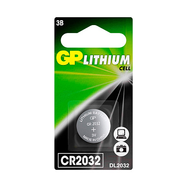 Элемент питания GP Lithium CR2032 - 1 шт. в блистере
