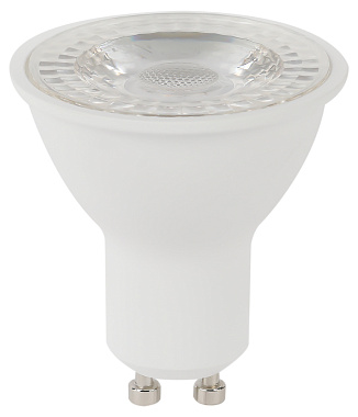 Лампа светодиодная GU10  8Вт 6000К 170-265В линзованная софит холод. белый свет ЭРА Б0054943
