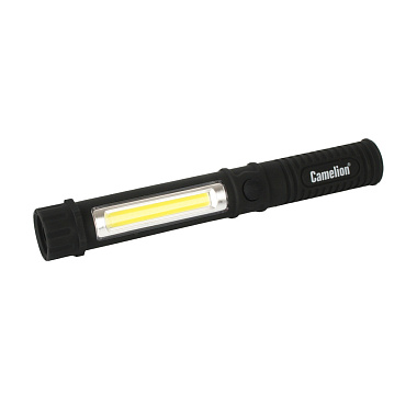 Фонарь-ручка Сamelion COB LED+1W LED, 3XR03, пластик, магнит, клипса, блистер
