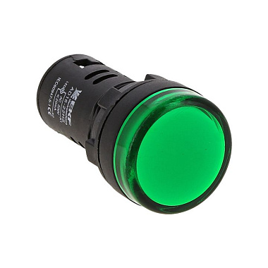 Лампа (LED) матрица d16мм зеленый 230В AC AD16-16HS EKF