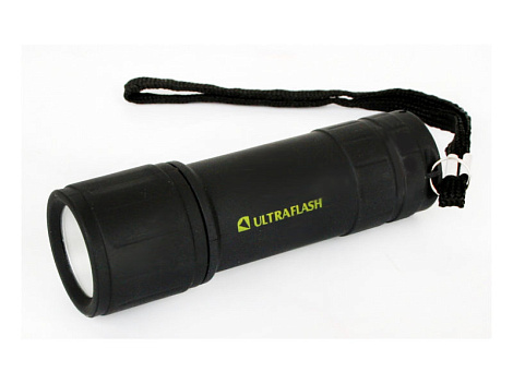 Фонарь Ultraflash Active черный 3XR03, черный, COB LED 3Вт, пластик, блистер