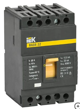 Автоматический выключатель 3P  32А 25кА ВА88-32 IEK